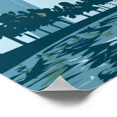 Gateway Arch Nationalpark Vintag Poster (Ecke)