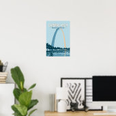 Gateway Arch Nationalpark Vintag Poster (Heimbüro)