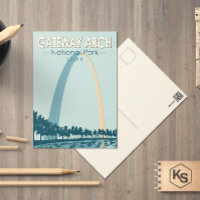 Gateway Arch Nationalpark Vintag