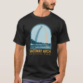 Gateway Arch Nationalpark Vintag T-Shirt (Vorderseite)