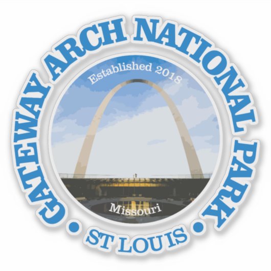 Gateway Arch NP2 Aufkleber (Vorderseite)