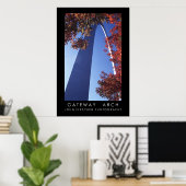 Gateway Arch Poster (Heimbüro)