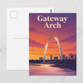 Gateway Arch Postkarte (Vorne/Hinten)