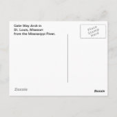 Gateway Arch Postkarte (Rückseite)