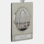 Gateway Arch Reisen Kunst, Dichtung und Musik Banner-Ornament Silber (Rechts)