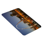 Gateway Arch St. Louis Mississippi bei Nacht Magnet (Rechte Seite)
