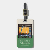 Gateway Arch | St. Louis, Missouri Gepäckanhänger (Vorderseite vertikal)