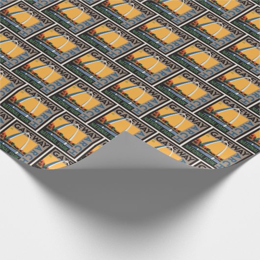 Gateway Arch | St. Louis, Missouri Geschenkpapier (Ecke)