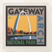 Gateway Arch | St. Louis, Missouri Glasuntersetzer (Vorderseite)