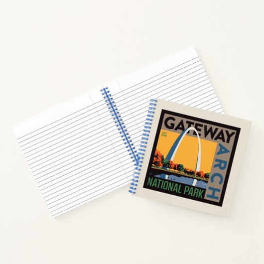 Gateway Arch | St. Louis, Missouri Notizblock (Innenseite)