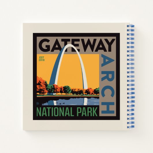 Gateway Arch | St. Louis, Missouri Notizblock (Rückseite)