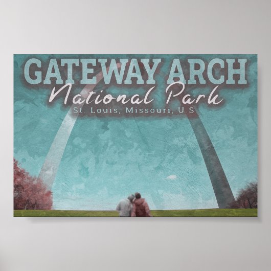 GATEWAY ARCH - ST LOUIS MISSOURI POSTER (Vorne)