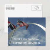 Gateway Arch, St. Louis, Missouri Postkarte (Vorne/Hinten)