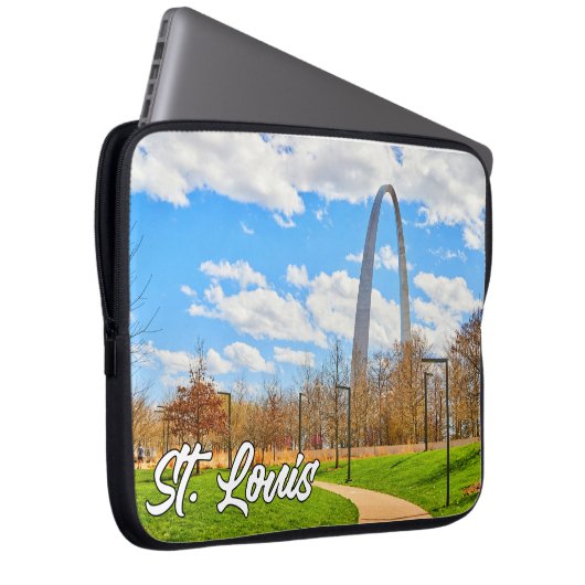 Gateway Arch, St. Louis, Missouri, USA Laptopschutzhülle (Vorne Rechts)
