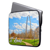 Gateway Arch, St. Louis, Missouri, USA Laptopschutzhülle (Vorderseite Links)