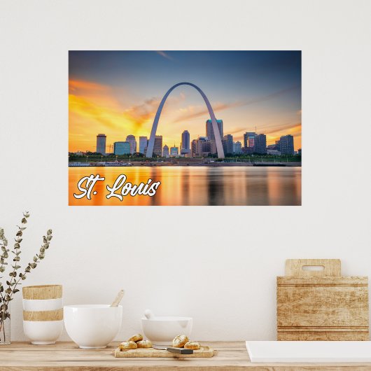 Gateway Arch, St. Louis, Missouri, USA Poster (Küche)