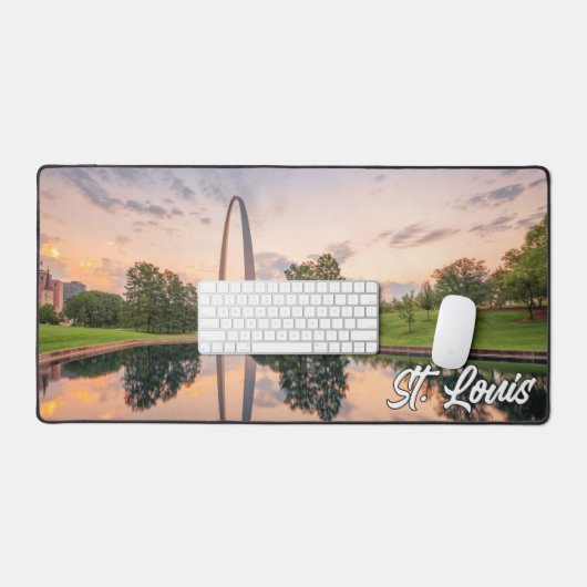 Gateway Arch, St. Louis, Missouri, USA Schreibtischunterlage (Tastatur & Maus)