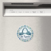 Gateway Arch USA Magnet (In Situ (Geschirrspüler))