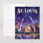 Gateway Arch USA Postkarte (Vorne/Hinten)