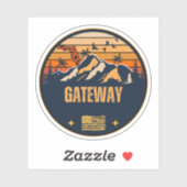 Gateway, Florida Aufkleber (Blatt)