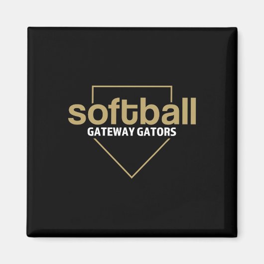 Gateway Gators Softll Heimplatte Magnet (Vorne)