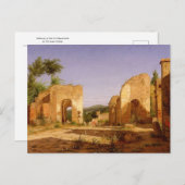 Gateway in der Via Sepulcralis von Christen Kobke Postkarte (Vorne/Hinten)