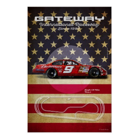 Gateway International Raceway Poster (Vorderseite)