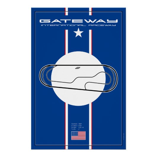 Gateway International Raceway Poster (Vorderseite)