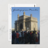 Gateway Mumbai Postkarte (Vorne/Hinten)