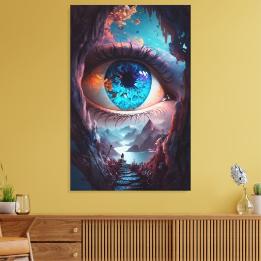 Gateway of perception  leinwanddruck (Insitu (Wohnzimmer))
