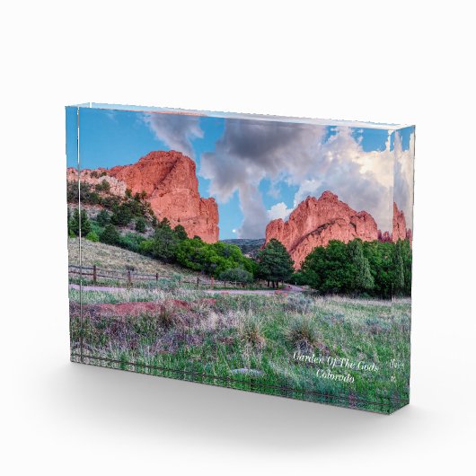 Gateway Rocks Garden of Gods Foto Block (Rechts)