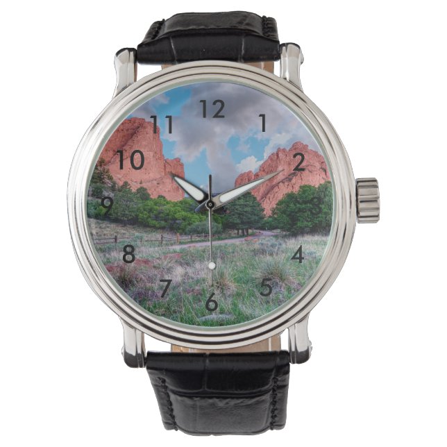 Gateway Rocks Garden of Gods Wrist Watch Armbanduhr (Vorderseite)