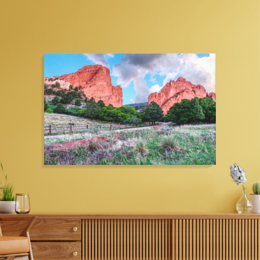 Gateway Rocks Garden of the Gods Leinwand (Insitu (Wohnzimmer))