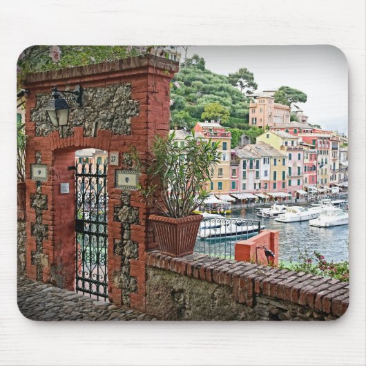 Gateway to Paradise - Portofino, Italien Mousepad (Vorne)