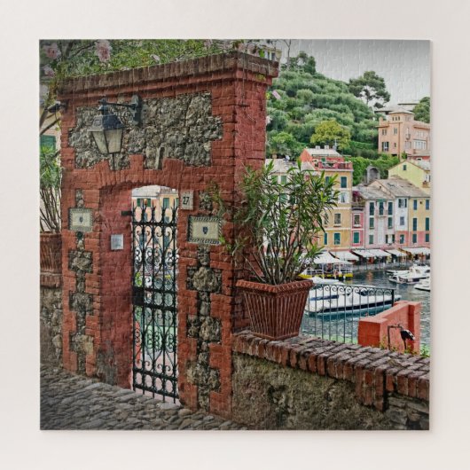 Gateway to Portofino, Italien - 20x20 - 676 Stk. Puzzle (Vertikal)