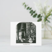 Gather 'around the Tree - Vintages Stereoview Postkarte (Stehend Vorderseite)