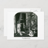 Gather 'around the Tree - Vintages Stereoview Postkarte (Vorne/Hinten)