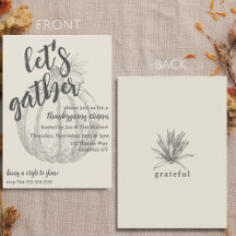 Gather Elegant Pumpkin Erntedank Dinner