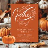 Gather Erntedank Dinner Einladung