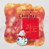 Gather für Weihnachten Einladung (Vorne/Hinten)