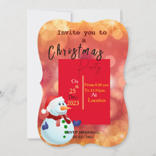 Gather für Weihnachten Einladung