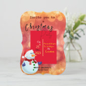 Gather für Weihnachten Einladung (Stehend Vorderseite)