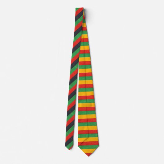 Gather "Round Kwanzaa Kreationen Bandera Necktie Krawatte (Rückseite)