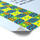 Gather ‘Round Kwanzaa Kreationen Nguzo Saba Poster (Ecke)