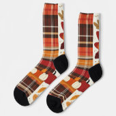 Gather 'Round the Kariert Socken (Linkes Detail)