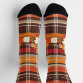 Gather 'Round the Kariert Socken (Oben)