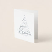 GATHER RUND Holiday Card Silver Folienkarte (Vorderseite)