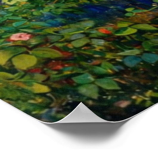 Gather Ye Rosebuds While Ye May by Waterhouse Poster (Ecke)