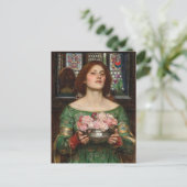 Gather Ye Rosenknospe | John William Waterhouse Postkarte (Stehend Vorderseite)