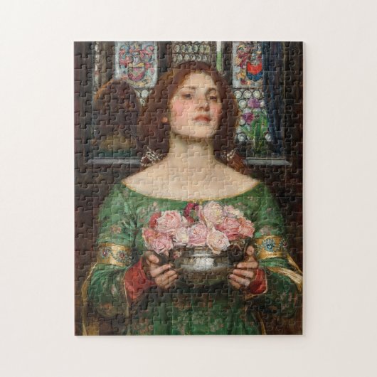 Gather Ye Rosenknospe | John William Waterhouse Puzzle (Vertikal)